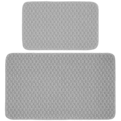 Ensemble de tapis de cuisine 2 pièces pour cuisines et vestibules et durable pour les endroits très passants