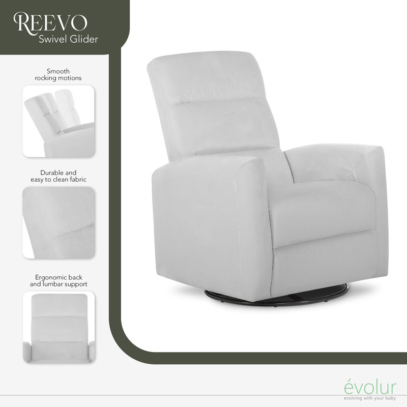 Swivel Glider, Gray
