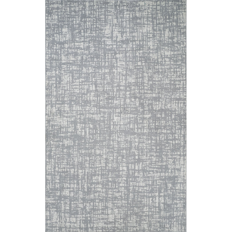 Machine Washable Frances Gray/Ivory Rug