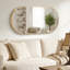 Miroir mural ovale en métal-669632245
