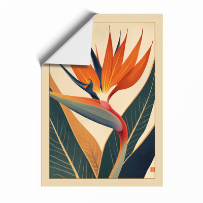 Bird of Paradise Botanical - Framed Print