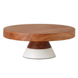 Mod White Cake Stand, Medium