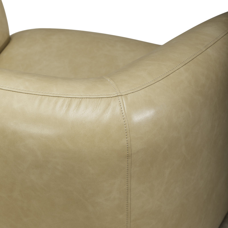 Mertcan Upholstered Swivel Accent Chair - Tan