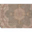 Tapis rose et beige de haute qualité noué à la main
