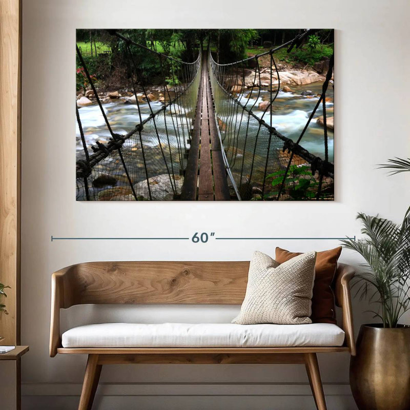 Lilie Steep Rope Bridge, H 34 po x l 51 po