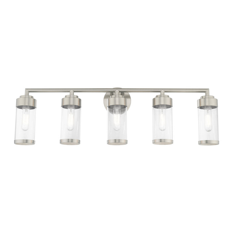 Binghamton 5 - Light Dimmable Vanity Light, Brushed Nickel