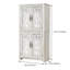 Armoire de rangement haute avec miroir sculpté en acrylique