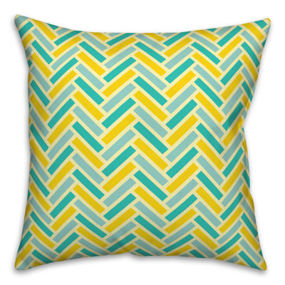  Herringbone Square Pillow Cover & Insert