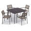 Table de salle à manger d'extérieur en aluminium thermolaqué Eiland