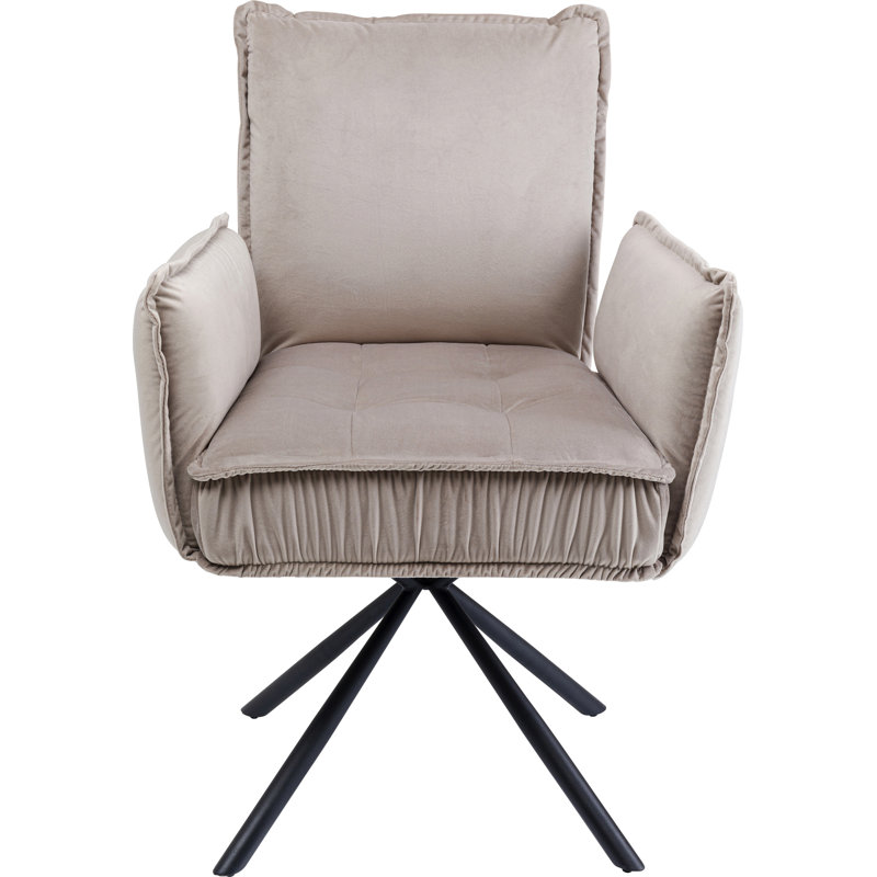 Chelsea Upholstered Dining Chair, Grey/Brown/Blue