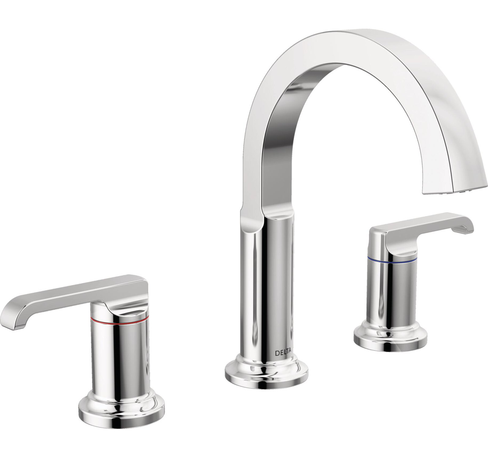 Tetra 3-Hole Widespread Bathroom Faucet, Chrome
