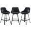 Tabouret de comptoir pivotant de 25,6 po Janayshia-67311208-106855696