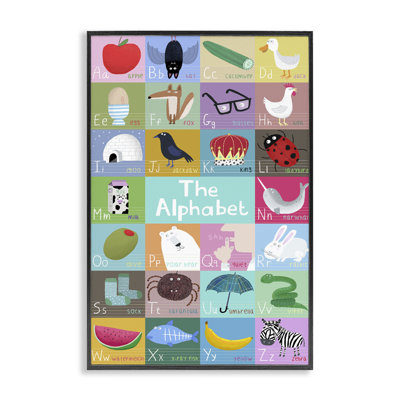 Giclée encadrée par les premiers mots, design par Carla Daly