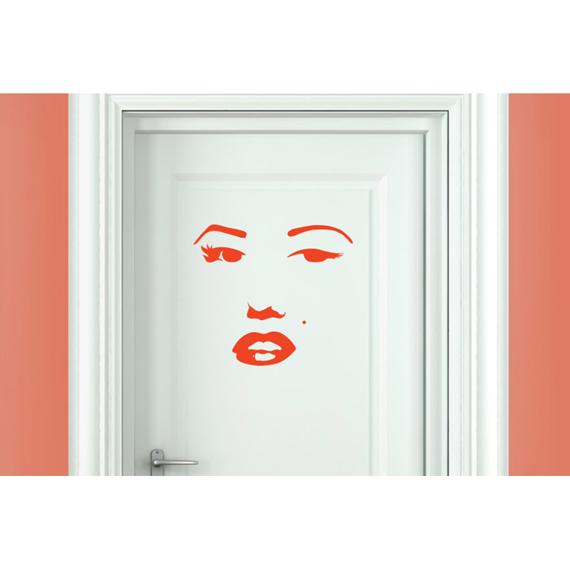 Entertainment Wall Decal, Orange