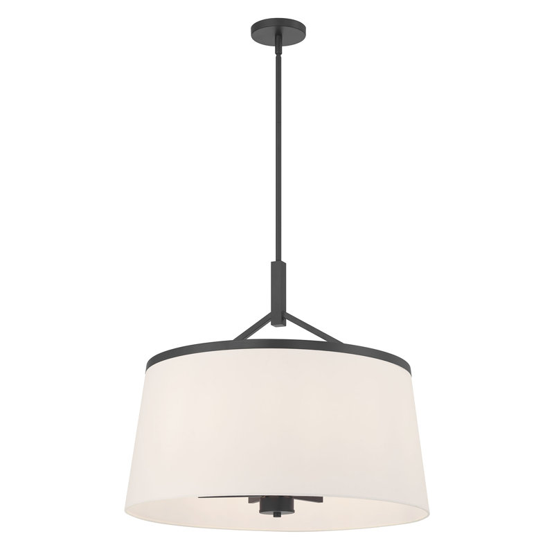 Luminaire suspendu 6 lumières Ameya, Six lumières, H 59,5 po x l 24 po x P 24 po
