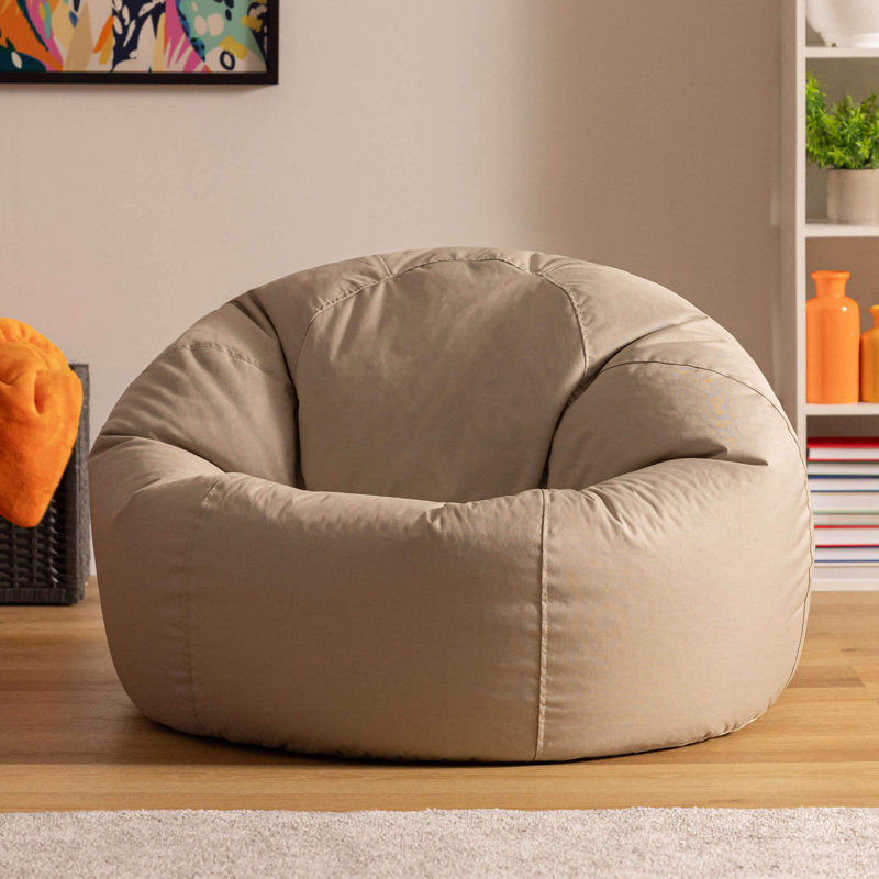 Kingston Water-Resistant Classic Bean Bag, Beige