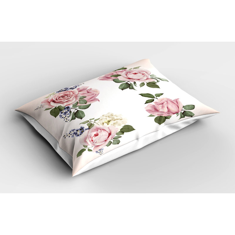 Ensemble de 2 taies décoratives Ambesonne Rose, H 20 po x l 36 po