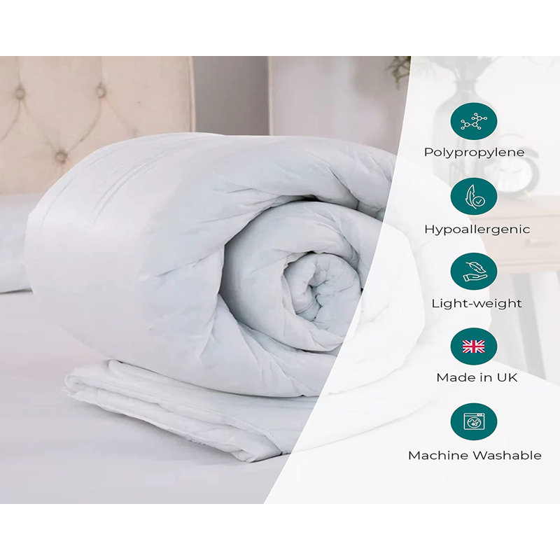 AirComfort 16.5 Tog Easy Care Hollowfibre Filling Winter Duvet, Double