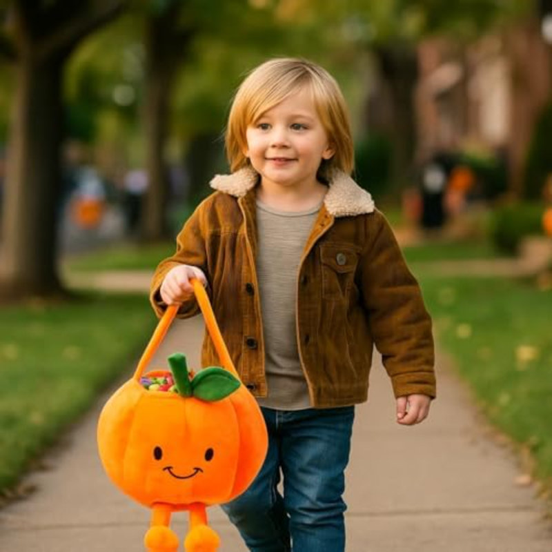 Peluches de paniers de friandises pour Halloween
