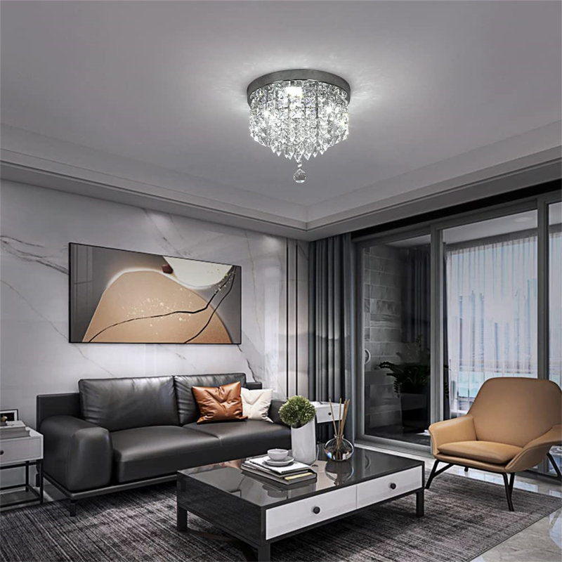 3-Light Semi Flush Mount