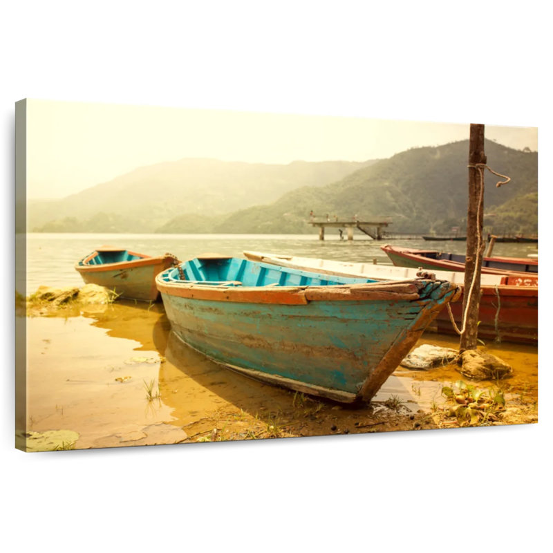 Mehar Nepalese Boat Ride, 26" H x 39" W