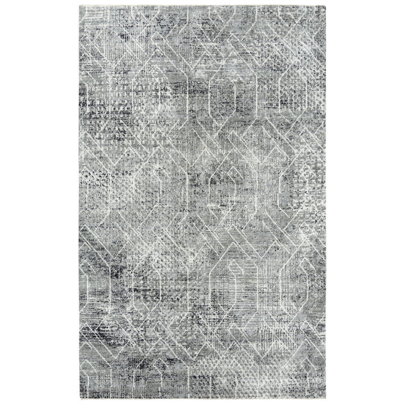 Tapis rectangulaire en laine hybride, Rectangle de 5 pi x 8 pi
