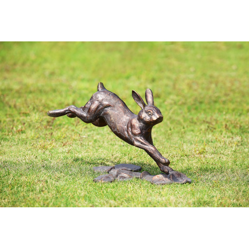 Running Rabbit Garden Statue
