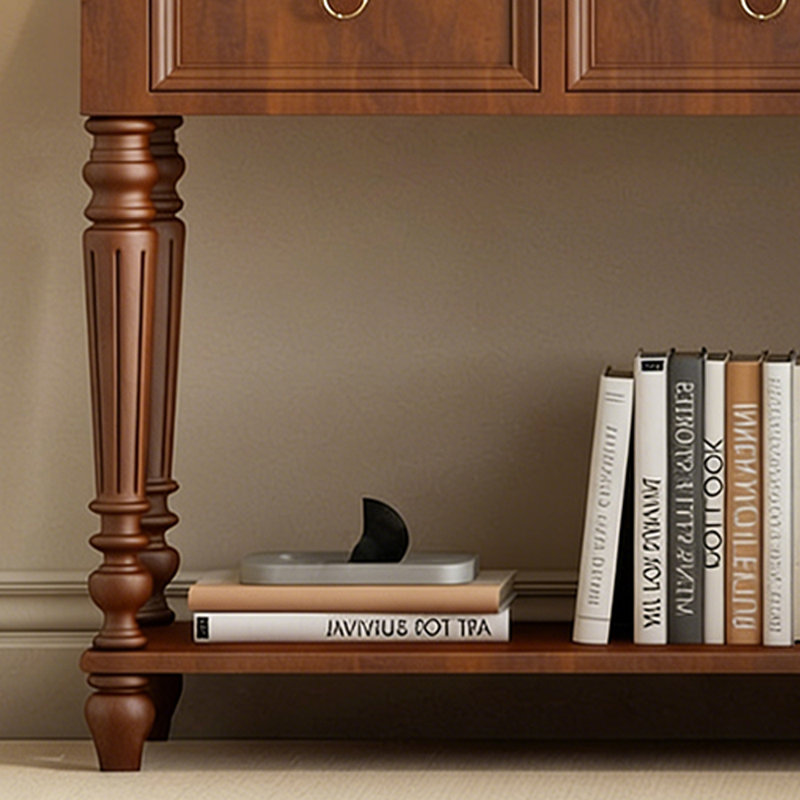 Console moderne brune simple