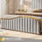 Callisburg Upholstered Queen Bed Frame with Harp Headboard & Footboard, Gray-763182687-763182686