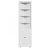 71 Inch Tall Corner Storage Cabinet With 2 Doors And 5 Adjustable Shelves, Space-Saving Metal Organizer For Home