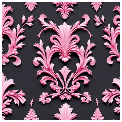 Couvre-lit matelassé à motif floral rose toutes tailles