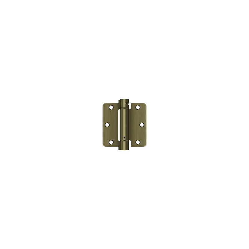 Steel Hinge, Antique Brass