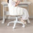 Swivel Kids Desk Chair Upholstered Study Chair For Teenagers, Cute Adjustable Reading Chair With White Legs For Reading Room Bedroom School-117249848