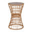 Table en corde de rotin intérieur / extérieur Dorado avec plateau en bois d'acacia Dorado