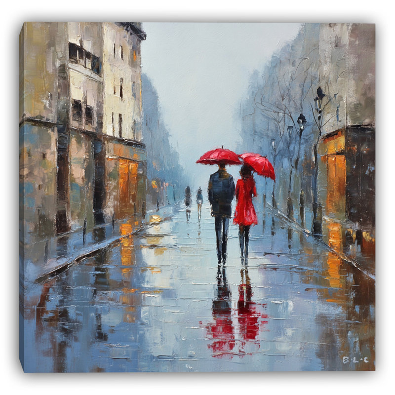 Art mural romantique sur toile romantique