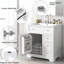 Ensemble de meuble-lavabo simple 30 po avec plateau en bois manufacturé Sita