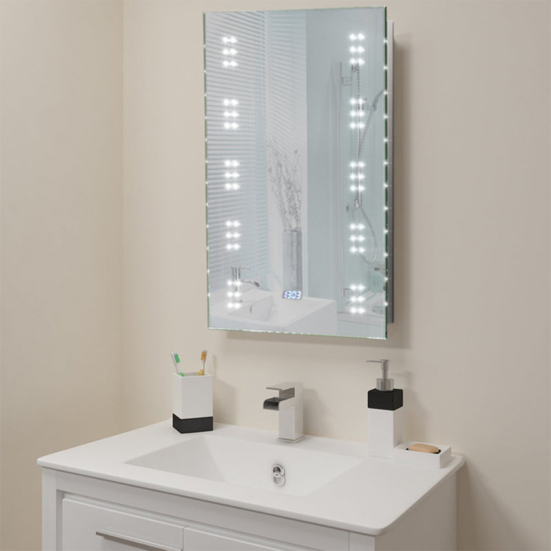 Maia Glass Rectangle Wall Mirror