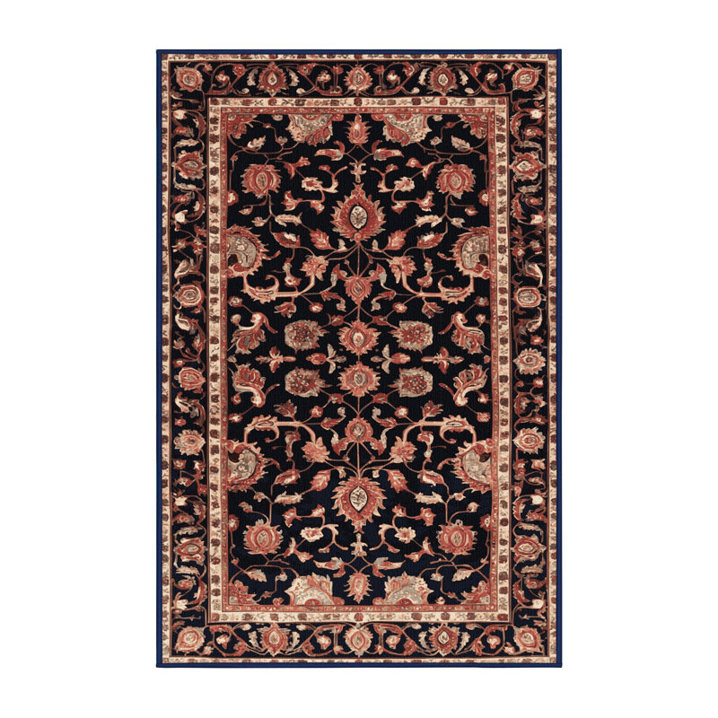 Tapis mauve lavable à la machine, Rectangulaire 2 pi x 3 pi