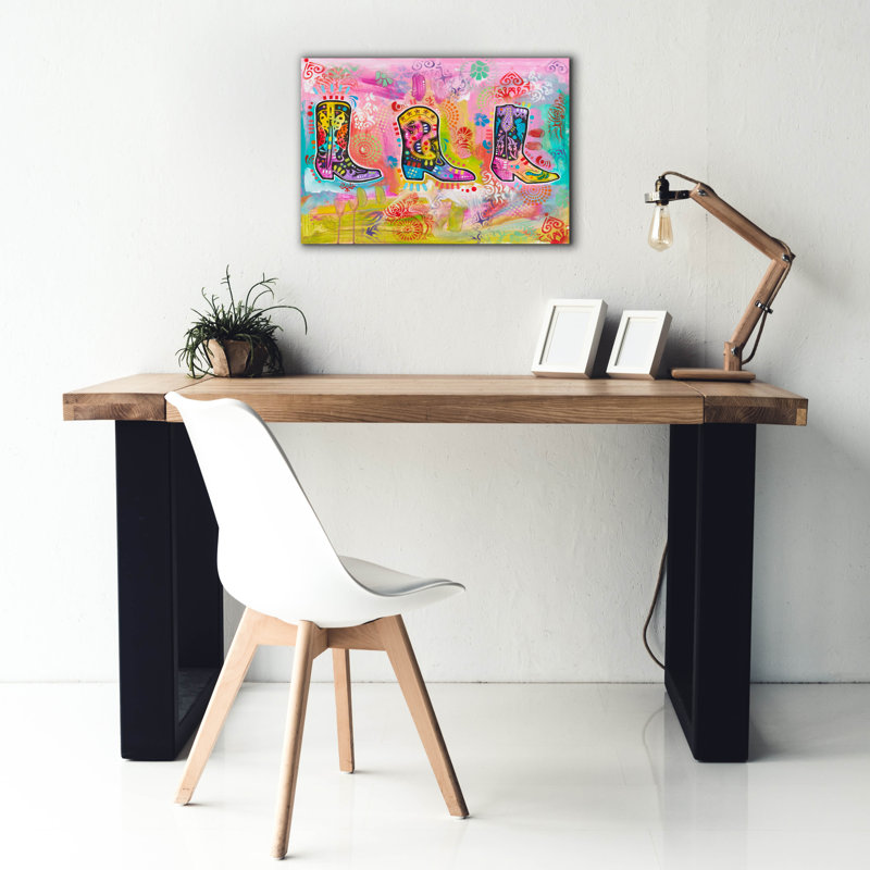 «Made For Walkin» par Dean Russo, art mural sur toile, H 18 po x l 26 po x P 0,75 po
