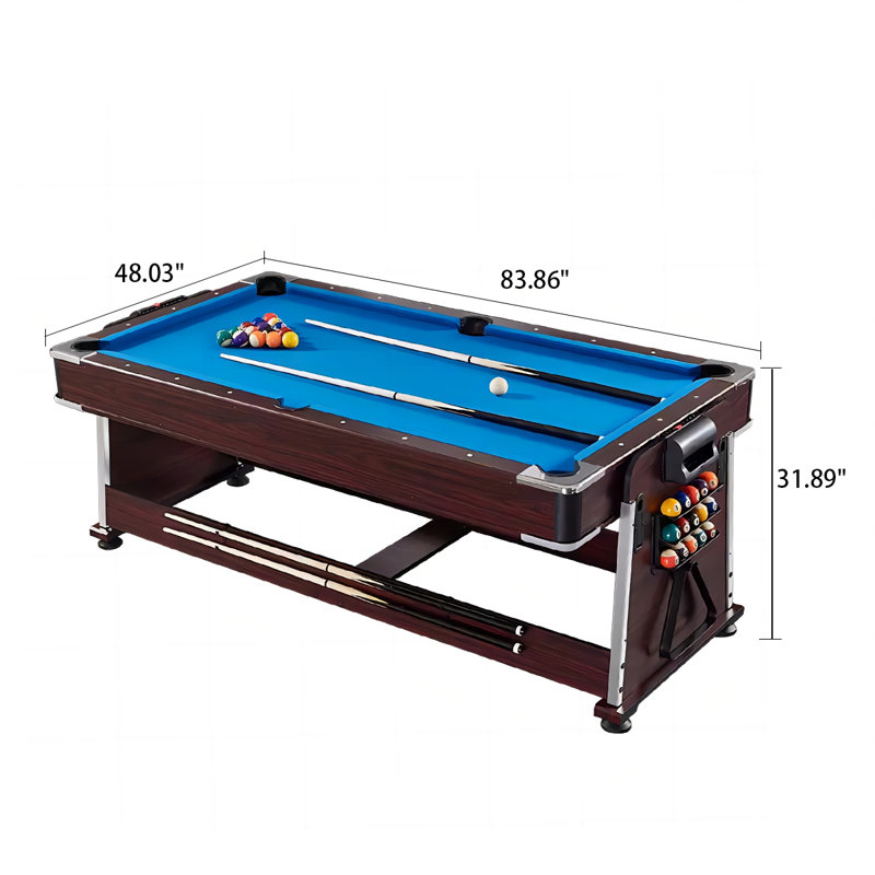83.86'' L 3 Game Rotating Multi Game Table