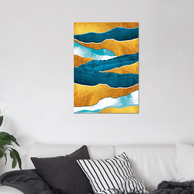 Onde Dorate - Rectangle Print