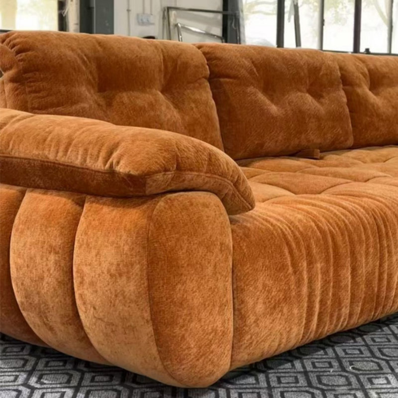 Mid-Century Adjustable Backrest Seat Depth Sofa