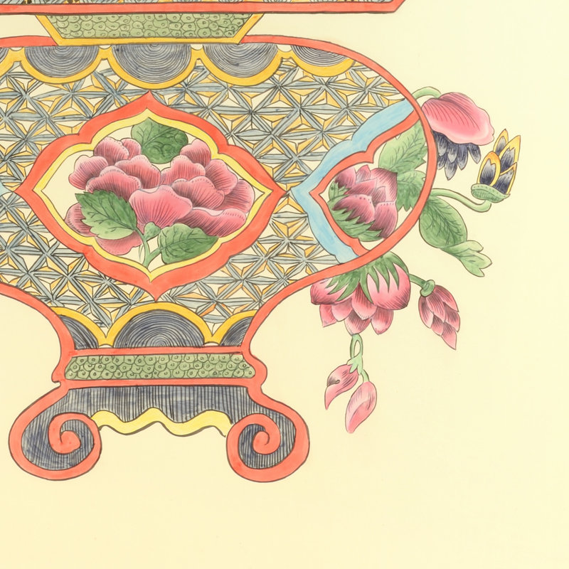 Chinoiserie Basket III Print