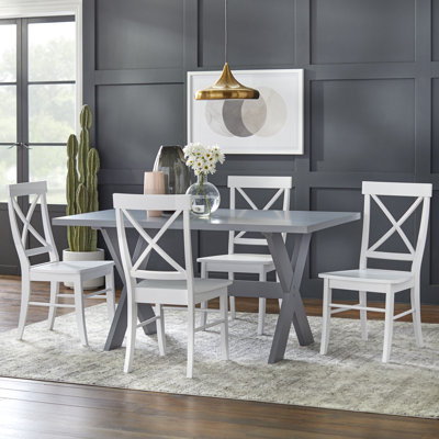 Sanil 4 - Person Trestle Dining Set