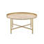 Table basse à plateau rond