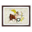 Astronomical Zodiac Chart Of The Sagittarius - Single Picture Frame Painting-57844391-57844392