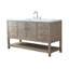 Meuble-lavabo simple 60 po avec plateau en pierre reconstituée Stratford-850838018