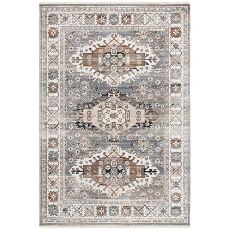 Tapis performance persan oriental rétro, Rectangle 5 pi 3 po x 7 pi 7 po