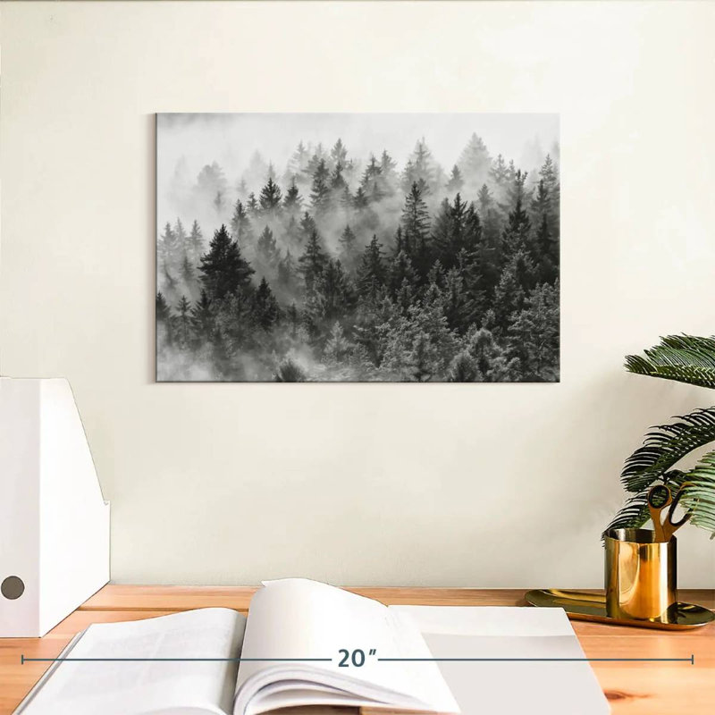 Alvord Misty Summer Forest, H 8 po x l 12 po