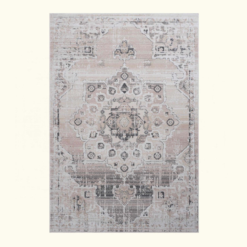 Tapis de salle à manger Medallion, Rectangle 5 pi 3 po x 7 pi 6 po